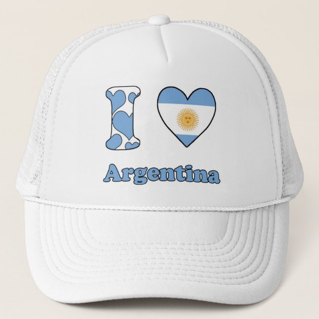 I love Argentina Trucker Hat (Front)