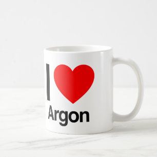 i love argon coffee mug