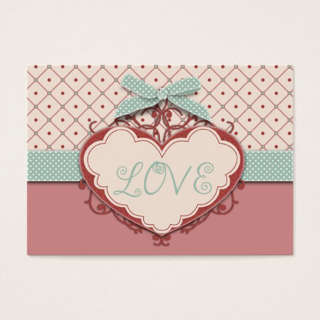 I Love Argyle Gift Tag (Front)