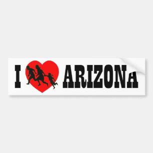 I Love Arizona Bumper Sticker