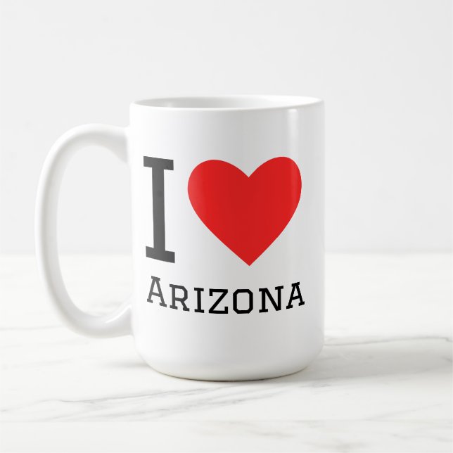 I love Arizona  Coffee Mug (Left)