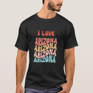I love Arizona Vintage Retro State of Arizona USA  T-Shirt