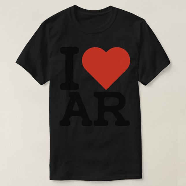 I Love Arkansas TShirt 3 (Design Front)