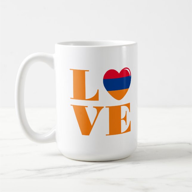 I love Armenia Coffee Mug (Left)