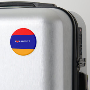I Love Armenia, flag of Armenia Magnet