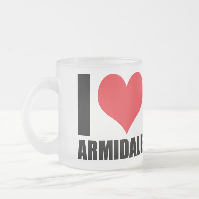 I love Armidale Frosted Glass Coffee Mug (Left)