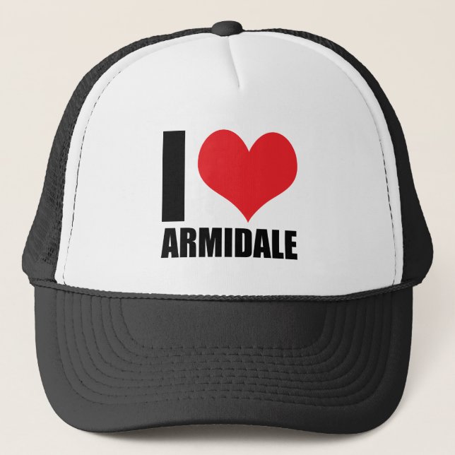 I love Armidale Trucker Hat (Front)