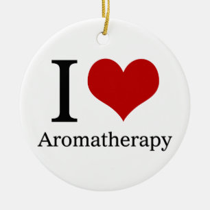 I Love Aromatherapy Ceramic Tree Decoration