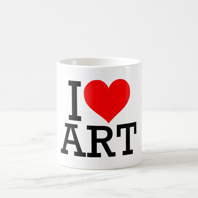 I Love Art Mug  (Center)
