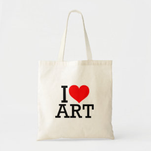 I Love Art Tote Bag