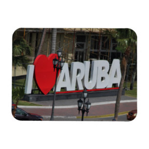 "I Love Aruba", Photography, Magnet