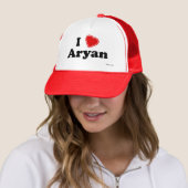 I Love Aryan Trucker Hat (In Situ)