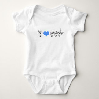 I Love ASL (American Sign Language) Infant Creeper