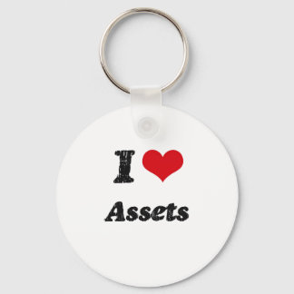 I Love Assets Key Ring