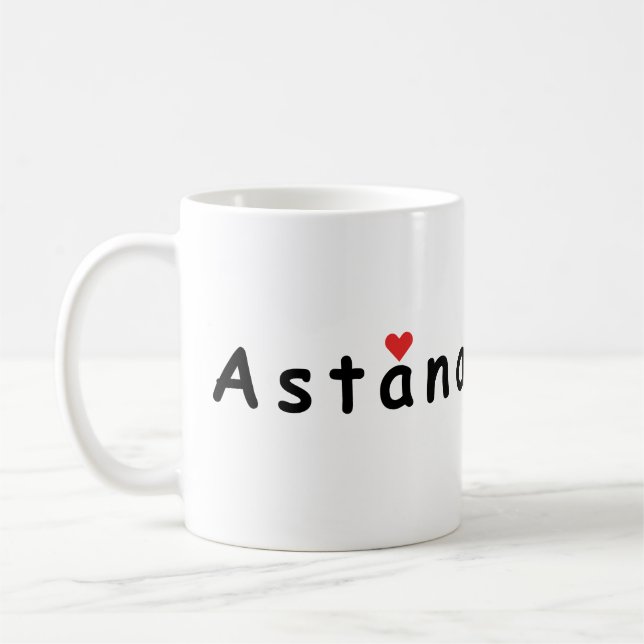 I love Astana Kazakhstan Coffee Mug (Left)