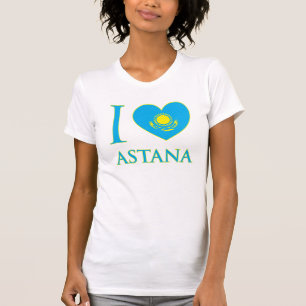 I Love Astana Ladies Tank Top (Fitted)