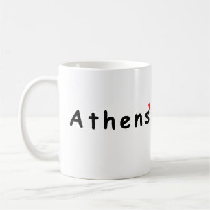 I love Athens Greece Coffee Mug