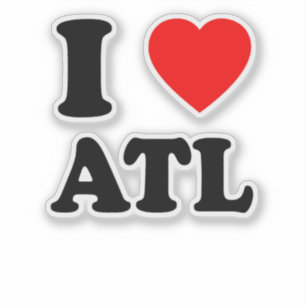 I Love Atl Heart Cool Atlanta