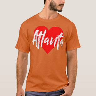 I Love Atlanta Lover Tshirt Georgia Cute Gift Wome