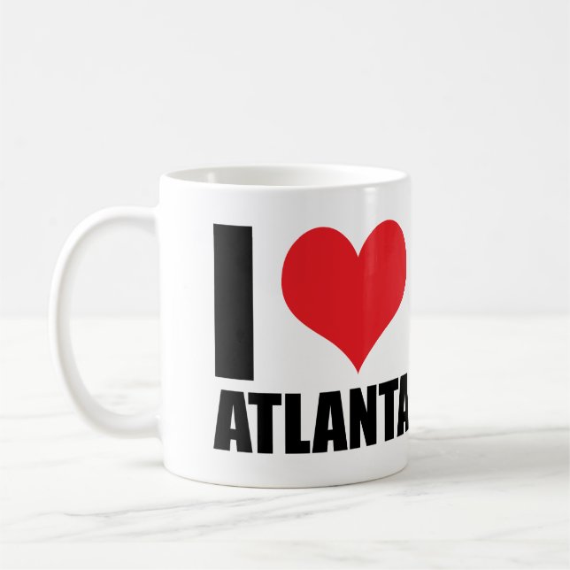 I love Atlanta usa Coffee Mug (Left)