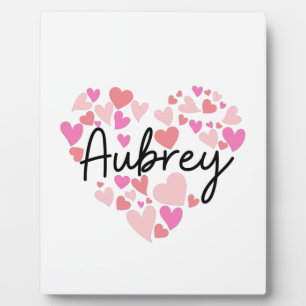 I love Aubrey Plaque