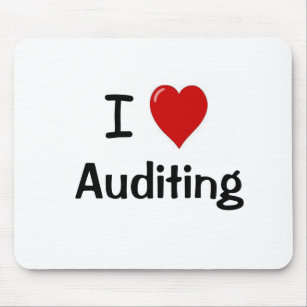 I Love Auditing - I Heart Auditing Mouse Mat