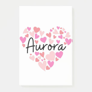 I love Aurora Post-it Notes