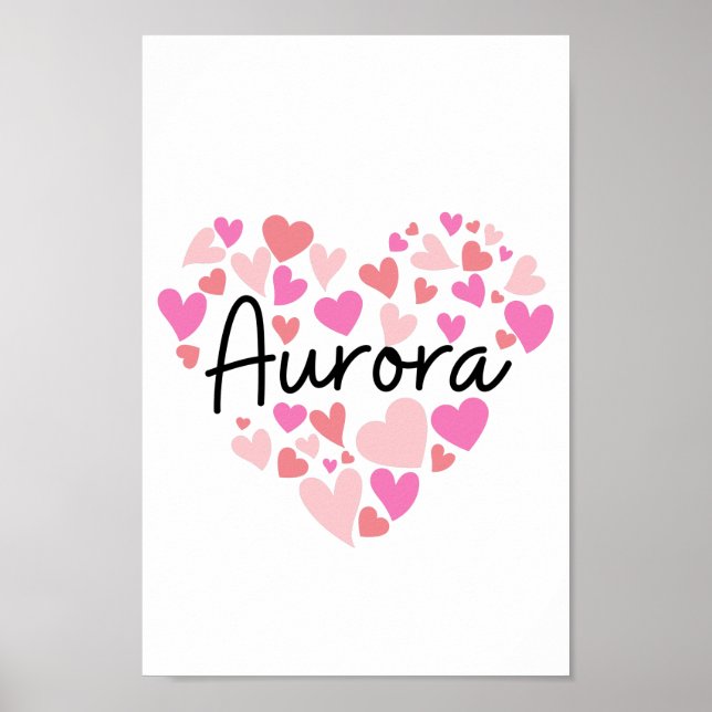 I love Aurora Poster (Front)