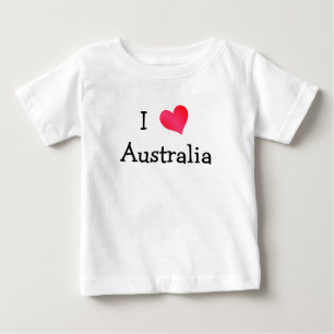 I Love Australia Baby T-Shirt