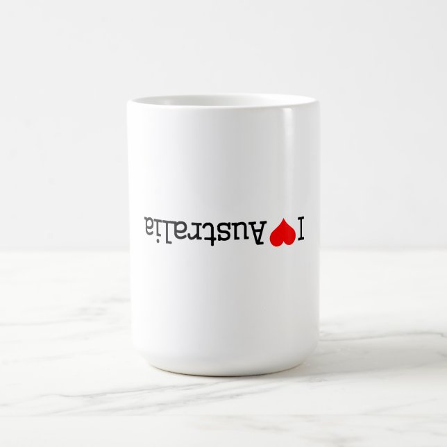 I Love Australia Coffee Mug (Center)