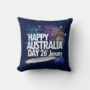 I LOVE AUSTRALIA Happy Australia Day 26th January Cushion