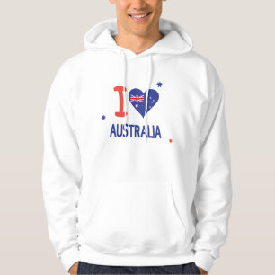I LOVE AUSTRALIA Happy Australia Day 26th January Hoodie