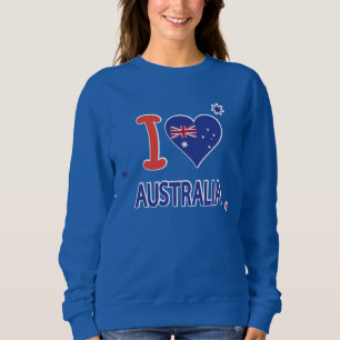 I LOVE AUSTRALIA Happy Australia Day 26th January Sweatshirt