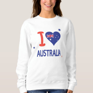 I LOVE AUSTRALIA Happy Australia Day 26th January Sweatshirt