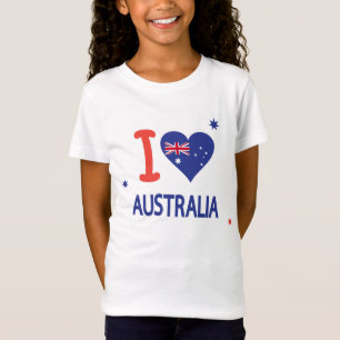 I LOVE AUSTRALIA Happy Australia Day  26th January T-Shirt