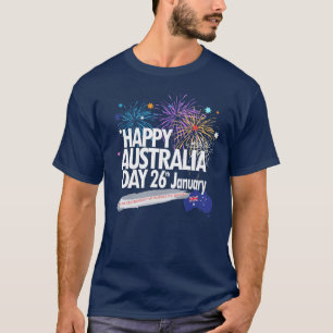 I LOVE AUSTRALIA Happy Australia Day 26th January T-Shirt