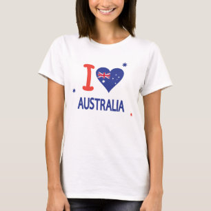 I LOVE AUSTRALIA Happy Australia Day 26th January T-Shirt