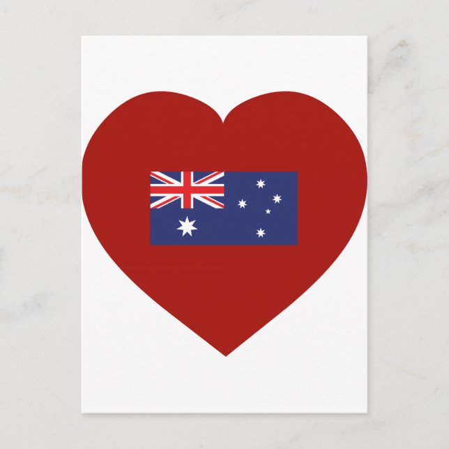 I Love Australia Postcard (Front)