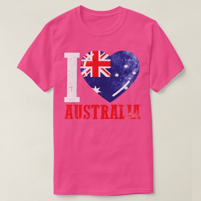 I love Australia T-Shirt (Design Front)