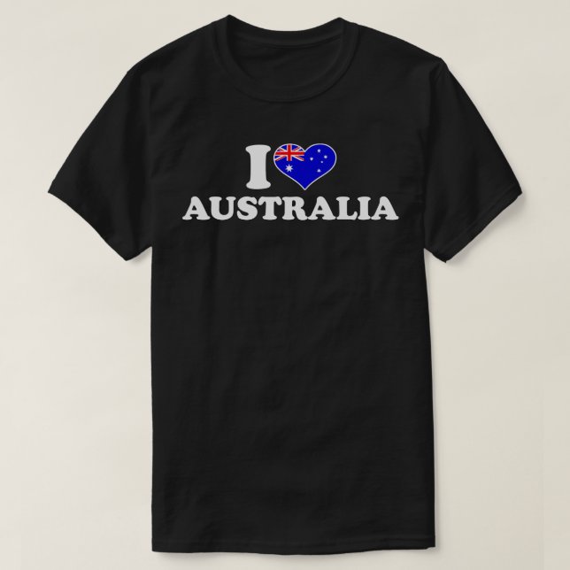 I love Australia T-Shirt (Design Front)