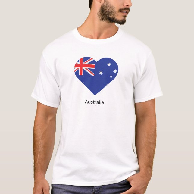 I Love Australia T-Shirt (Front)