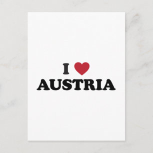 I Love Austria Postcard