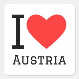 I love austria square sticker