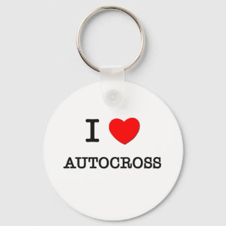 I LOVE AUTOCROSS KEY RING