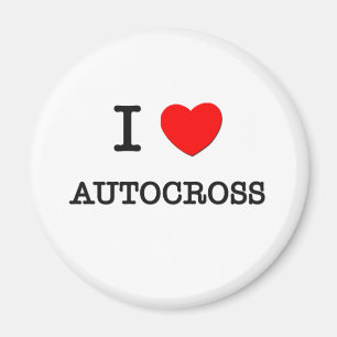 I LOVE AUTOCROSS MAGNET