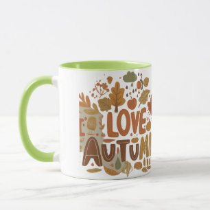 I Love Autumn Combo Mug