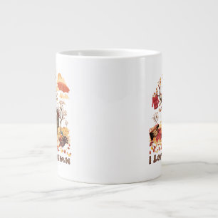 I Love Autumn - Fall Scenery Large Coffee Mug