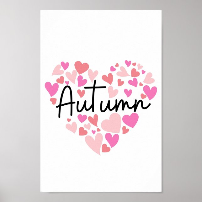 I love Autumn Poster (Front)