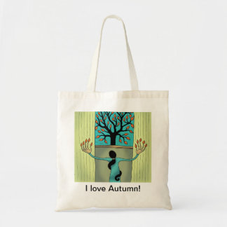 I love Autumn tote bag
