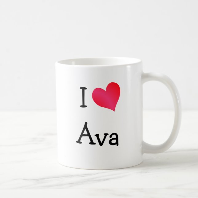I Love Ava Mug (Right)